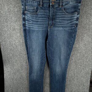 BKE Denim Jeans Universal Fit High Rise Ankle Skinny 30x27 Cotton Spandex Women